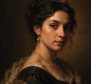 Classical Oil Portrait portrait example